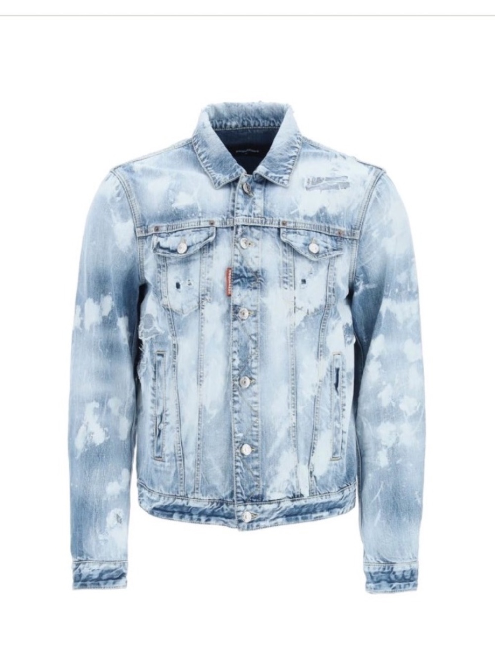 Dsquared2 Dan Distressed Jean Jacket Size L